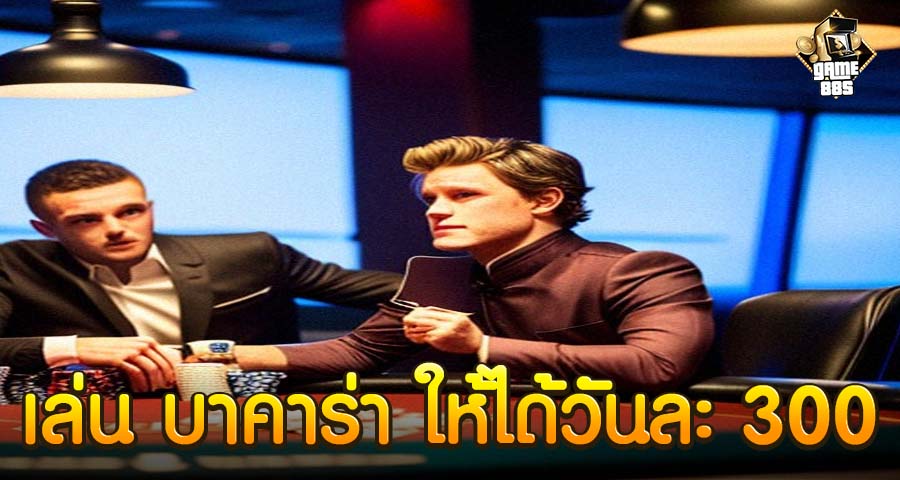 เล่น บาคาร่า ให้ได้วันละ 300